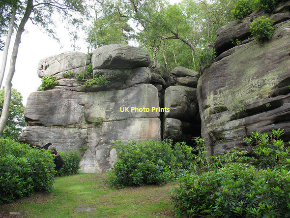 Photo 6"x4" The Warning Rock Ramslye c2011