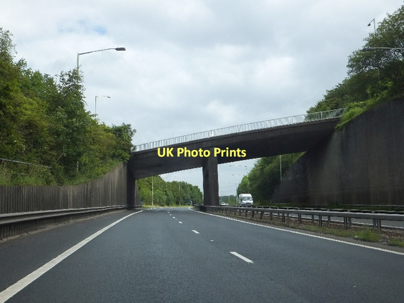 Photo 6"x4" B4275 bridge over A470 Abercynon c2011