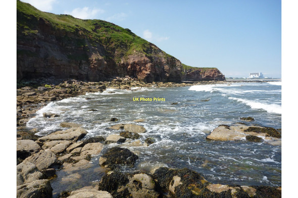 Photo 6"x4" Coastal East Lothian : Incoming Tide Between Bilsdean and Thorntonloch Cove\/NT7771 c2011