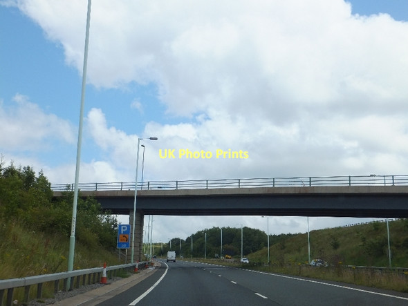 Photo 6"x4" Bridge carrying road from Princetown to Llechrhyd over A465 Rhymney\/Rhymni c2011