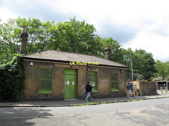 Photo 6"x4" Original station entrance, Maze Hill Greenwich\/TQ3977 c2011