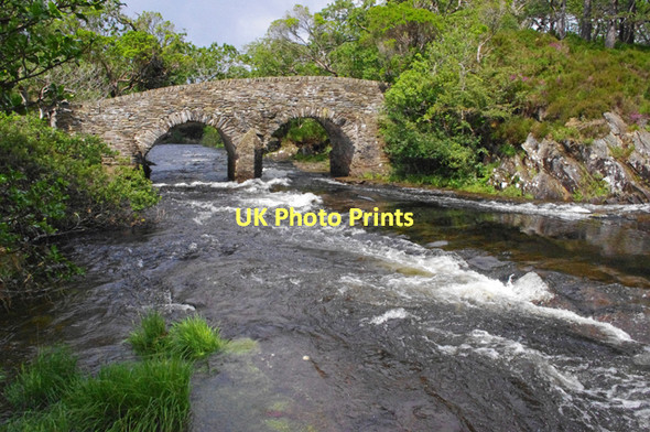 Photo 6"x4" Old Weir Bridge Muckross c2011