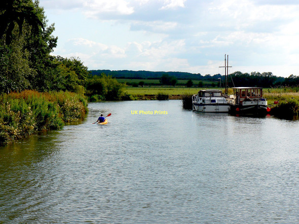 Photo 6"x4" West along the Thames near Kelmscott Eaton Hastings c2011