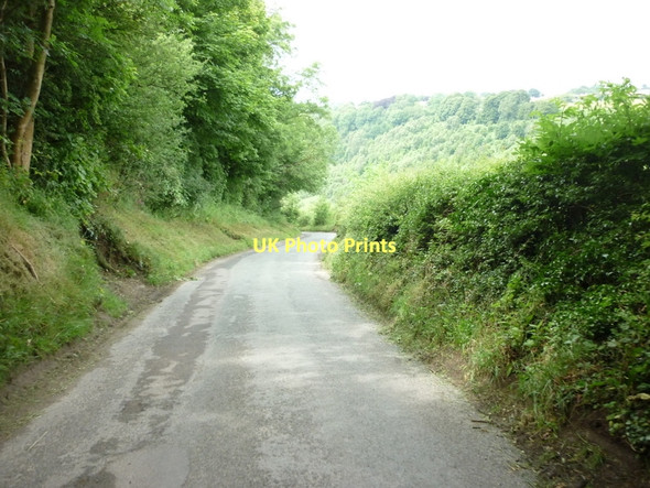 Photo 6"x4" Looking down Mill Bank Road from Lockton Levisham c2011
