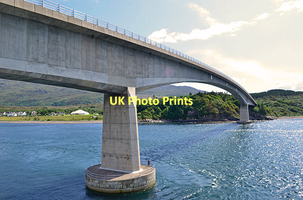 Photo 6"x4" The Skye Bridge from the Eilean B\u00c3\u00a0n lighthouse Kyleakin c2011