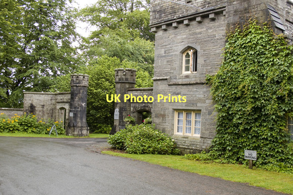 Photo 6"x4" Entrance and gatehouse Wray Castle High Wray c2011