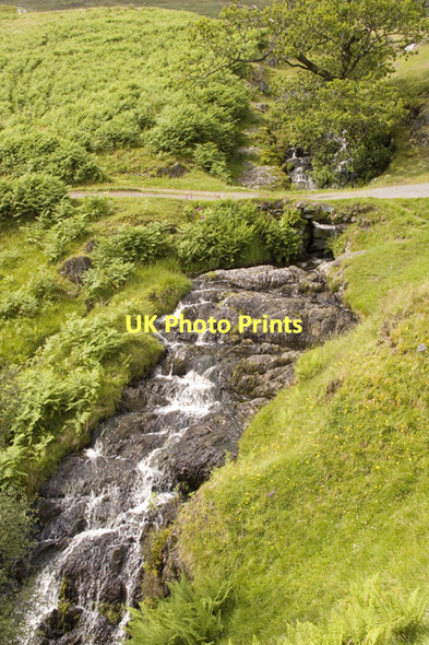 Photo 6"x4" Falls on Skelghyll and the Hundreds Road Ambleside c2011