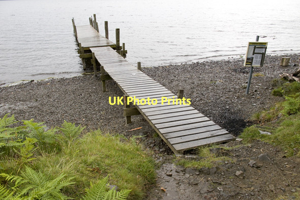 Photo 6"x4" Sunny Bank landing stage, Coniston Scar Head c2011