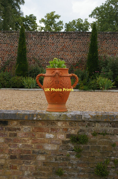 Photo 6"x4" Ham House: terrace overlooking formal garden Richmond\/TQ1874 c2011