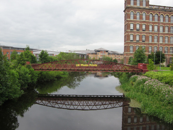 Photo 6"x4" Public Footbridge Paisley c2011