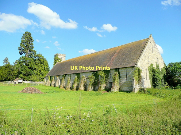 Photo 6"x4" Hartpury tythe barn Highleadon c2011