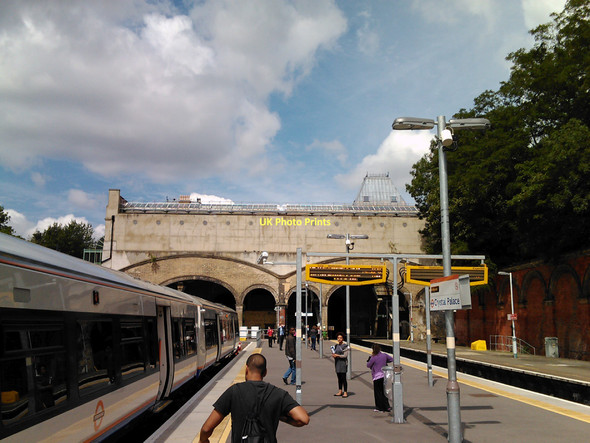 Photo 6"x4" View of Crystal Palace station facade from the London Overground platform 5 Penge c2011