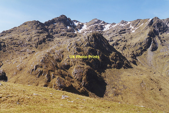Photo 6"x4" The Saddle, from the Bealach na Craoibhe Biod an Fhithich\/NG9514 c2000