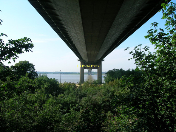 Photo 6"x4" Under the Humber Bridge Hessle\/TA0326 c2011