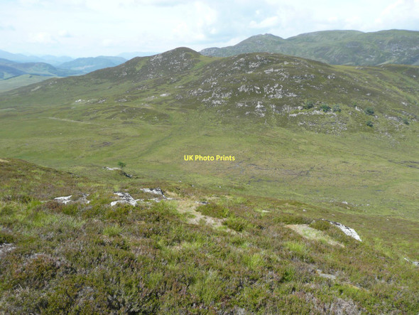 Photo 6"x4" The bealach between Spirean Mor and Torr nan Cabar Balgowan\/NN6394 c2011