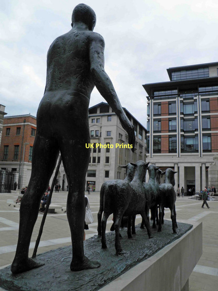 Photo 6"x4" Paternoster Square London sheep London c2011