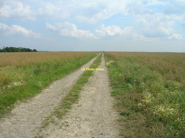 Photo 6"x4" Farm track running east off Skitter Road East Halton c2011