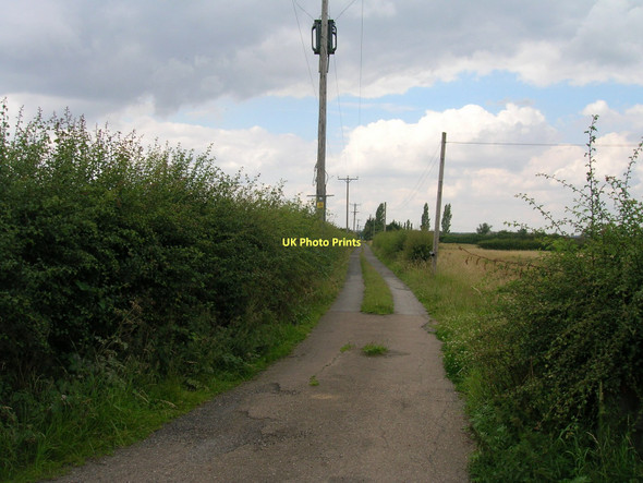 Photo 6"x4" Track to Westfield Farm East Halton c2011