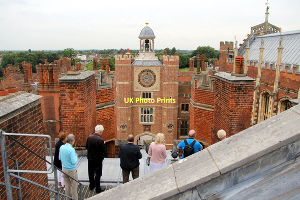 Photo 6"x4" Roof, Hampton Court Palace, Surrey Surbiton c2011