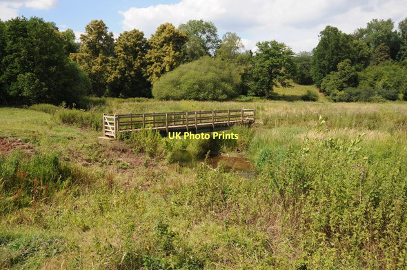 Photo 6"x4" Footbridge over the River Leadon Poolhill c2011