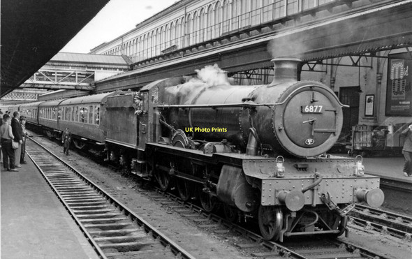 Photo 6"x4" Holiday Relief express at  Exeter St David's station Exeter c1958
