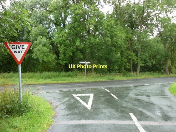 Photo 6"x4" Greengate Lane at Lowmoor Road Osgodby Common c2011