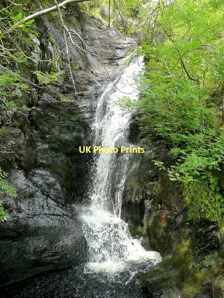 Photo 6"x4" Secret waterfall Creigiau Duon\/SN8756 c2011