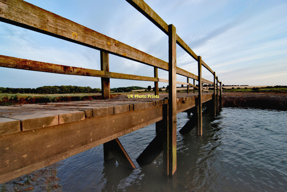 Photo 6"x4" Footbridge on Stiffkey saltmarches, Norfolk Stiffkey c2011