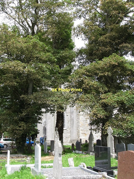 Photo 6"x4" A section of the Protestant graveyard at Drumcliff CoI Church Drumcliff c2011