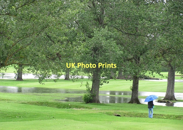 Photo 6"x4" Flooded golf course, North Inch Perth\/NO1123 c2011