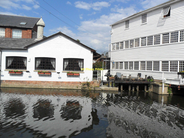 Photo 6"x4" Courtauld Mill and River Colne, Halstead Halstead\/TL8130 c2011