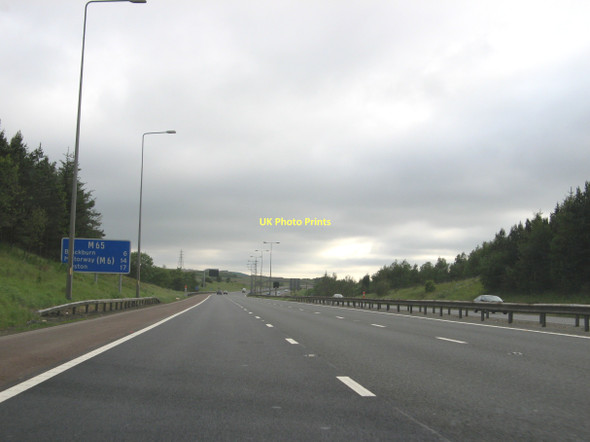 Photo 6"x4" M65 looking West Padiham c2011