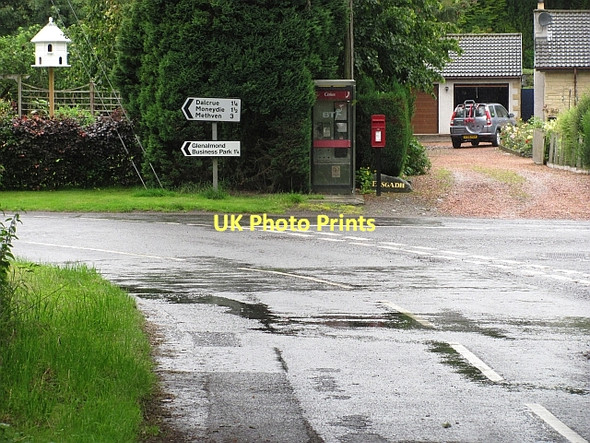 Photo 6"x4" Telephone box, Pitcairngreen Pitcairngreen c2011