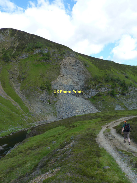 Photo 6"x4" Recent landslip Falls of Tarf c2011