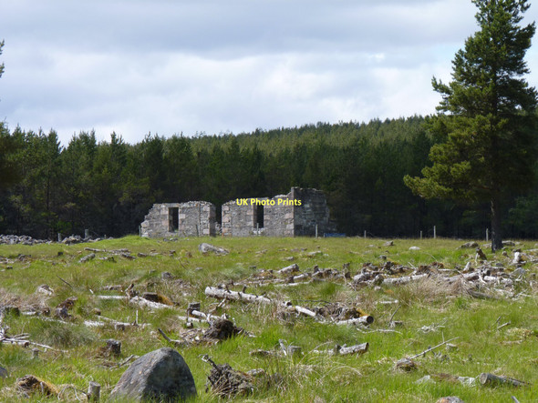Photo 6"x4" Ruins of Ruigh nan Clach Ruigh nan Clach c2011