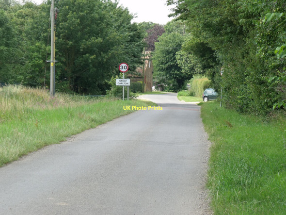 Photo 6"x4" Approach to Great Carlton Great Carlton c2011