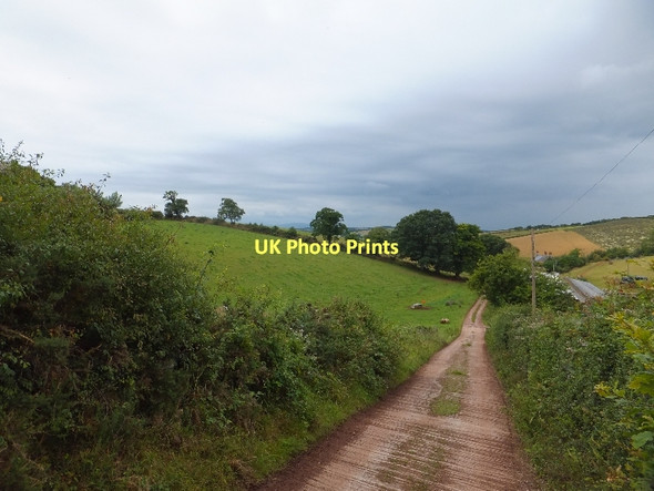 Photo 6"x4" Footpath to Penstone passing South Coombe Farm Colebrooke\/SS7700 c2011