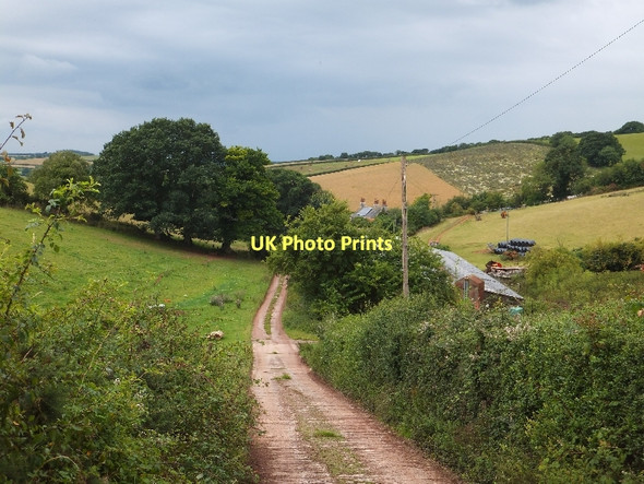 Photo 6"x4" South Coombe Farm and associated buildings Colebrooke\/SS7700 c2011