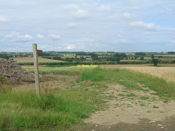 Photo 6"x4" Footpath towards West Halton Winteringham c2011