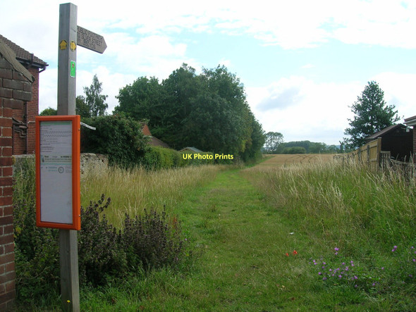 Photo 6"x4" Footpath towards Ermine Street, Winteringham Winteringham c2011