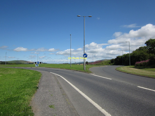 Photo 6"x4" Girvan Roundabout Girvan c2011
