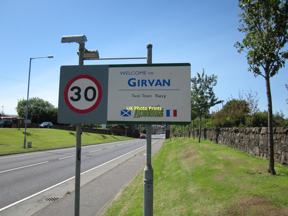 Photo 6"x4" Welcome to Girvan Girvan c2011