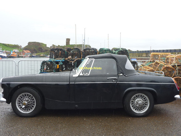 Photo 6"x4" Dunbar Lifeboat Day 2011 : Johnny Cash's Roadster Dunbar c2011