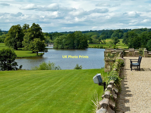 Photo 6"x4" The Lake, Ripley Castle Ripley\/SE2860 c2011