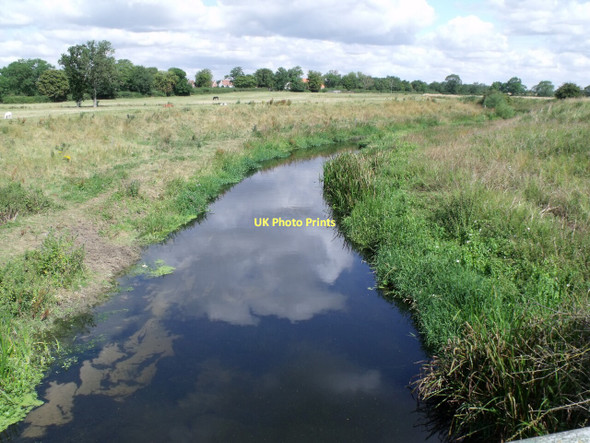 Photo 6"x4" River Witham from Scotwater Bridge Carlton-le-Moorland c2011