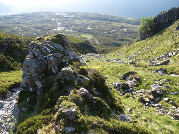 Photo 6"x4" Allt Coire na h-Achlais carves a gully Sg\u00f9rr Eilde M\u00f2r c2011