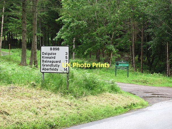 Photo 6"x4" Entrance to Craigvinnean Forest Inver\/NO0142 c2011