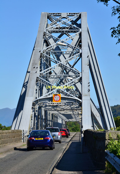 Photo 6"x4" Connel Bridge - approach from the south Connel c2011