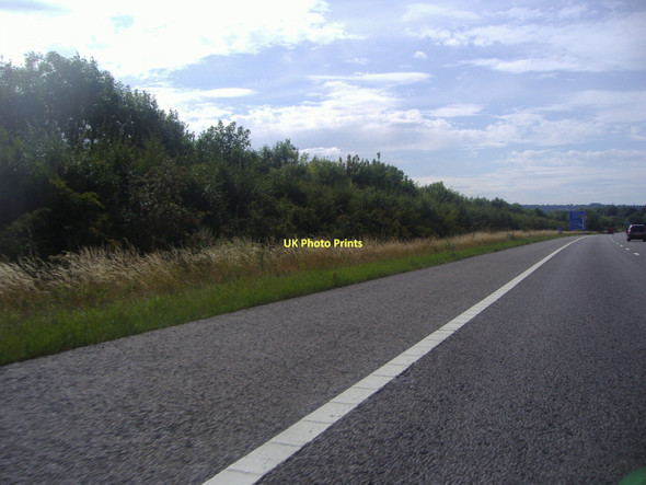 Photo 6"x4" The M40 approaching the Wheatley exit Waterstock c2011