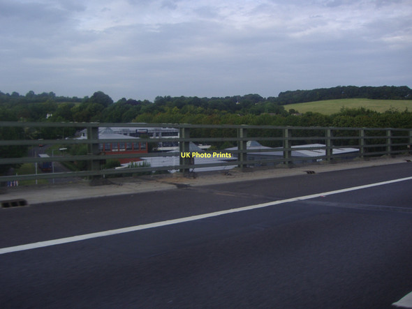 Photo 6"x4" Overlooking the Dreams store from the M40 High Wycombe Loudwater\/SU9090 c2011